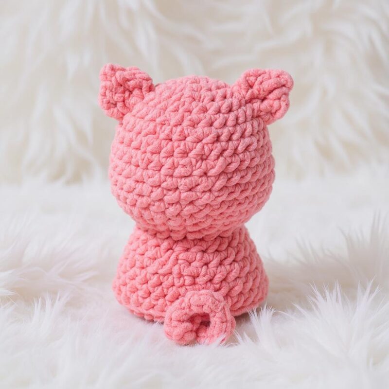 Piggy Amigurumi Crochet Pattern - No-Sew DIY Stuffed Animal Toy - Instant Download PDF - Image 4