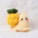 Pineapple Snail Amigurumi Crochet Pattern - No-Sew - DIY Stuffed Animal Toy - Instant Download PDF