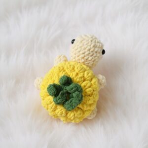 Pineapple Turtle Amigurumi Crochet Pattern - No-Sew - DIY Stuffed Animal Toy - Instant Download PDF