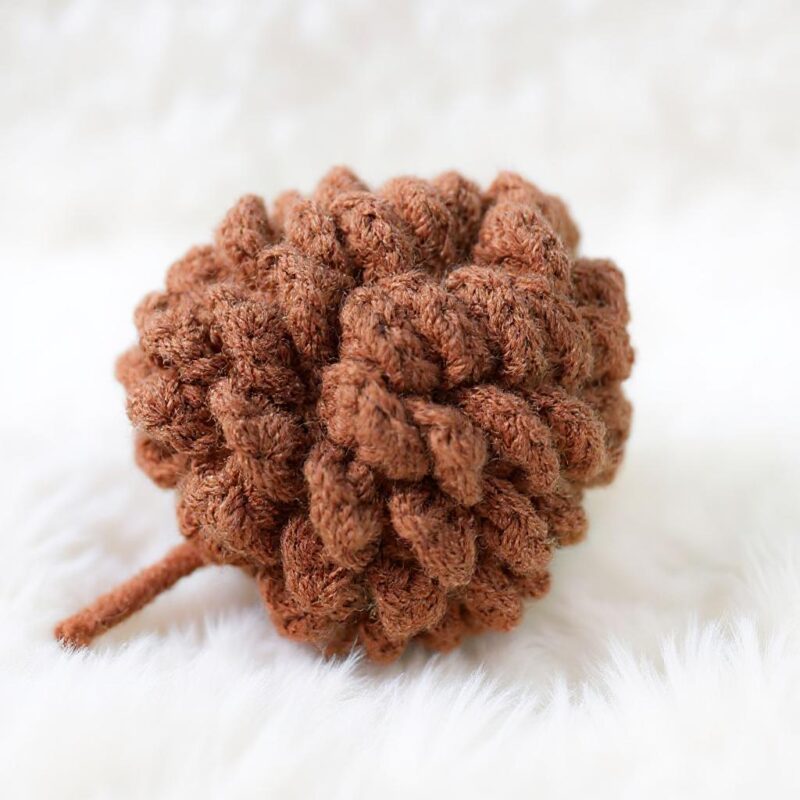 Pinecone Amigurumi Crochet Pattern - Cozy DIY Woodland Decor - Instant Download PDF - Image 4
