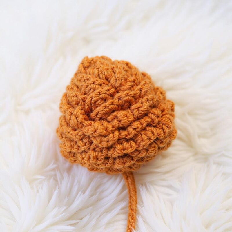 Pinecone Amigurumi Crochet Pattern - Cozy DIY Woodland Decor - Instant Download PDF - Image 5