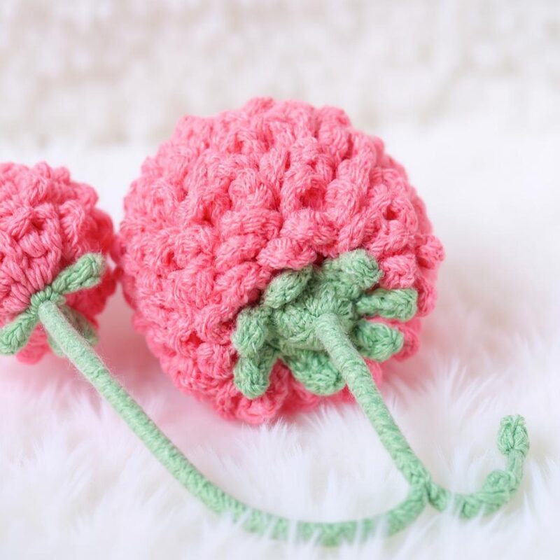 Ping Pong Flowers Amigurumi Crochet Pattern - Whimsical DIY Flower Bouquet - Instant Download PDF - Image 5