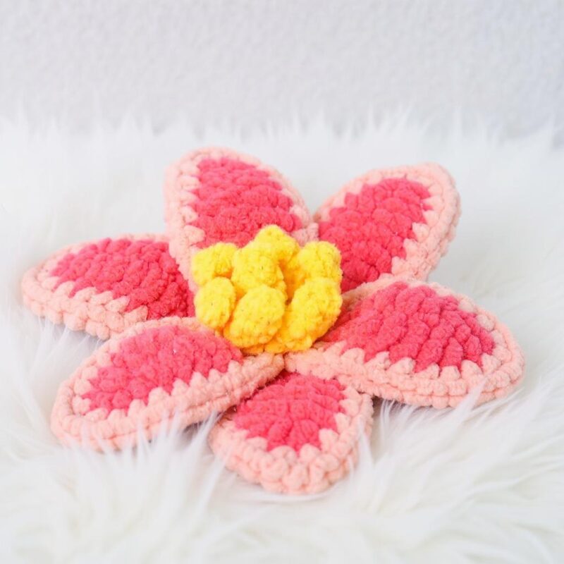 Pink Lily Flower Pot Amigurumi Crochet Pattern - Adorable DIY Potted Plant Decor - Instant Download PDF - Image 5