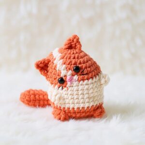 Pippin Butterscotch Cat Amigurumi Crochet Pattern - Adorable DIY Stuffed Animal Toy - Instant Download PDF