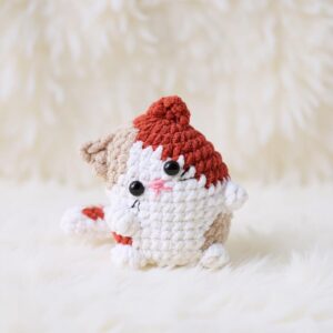 Pippin the Caramel Latte Cat Amigurumi Crochet Pattern - Adorable DIY Stuffed Animal Toy - Instant Download PDF