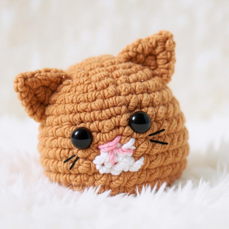 Pippin Mocha Cat Amigurumi Crochet Pattern - Adorable DIY Stuffed Animal Toy - Instant Download PDF - Image 3