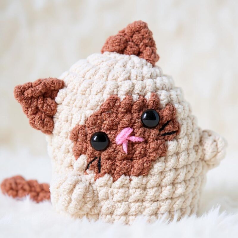 Pippin the Siamese Cat Amigurumi Crochet Pattern - Adorable DIY Stuffed Animal Toy - Instant Download PDF - Image 3