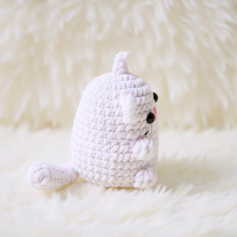 Pippin the White Cat Amigurumi Crochet Pattern - Adorable DIY Stuffed Animal Toy - Instant Download PDF - Image 4