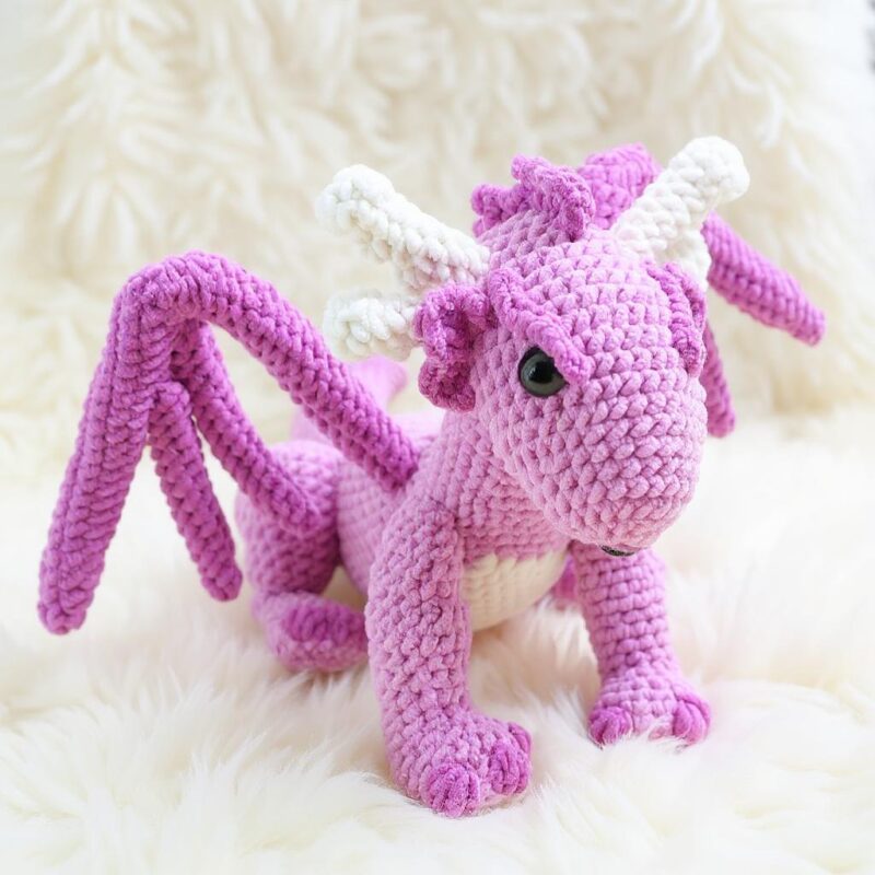 Pixie Dragon Amigurumi Crochet Pattern - Magical DIY Stuffed Animal Toy - Instant Download PDF - Image 2