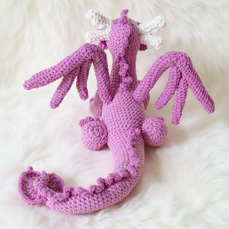 Pixie Dragon Amigurumi Crochet Pattern - Magical DIY Stuffed Animal Toy - Instant Download PDF - Image 6