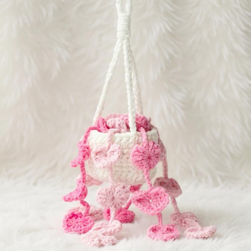 Hanging Plant Amigurumi Crochet Pattern - Adorable DIY Car Hanging Decor - Instant Download PDF - Image 3