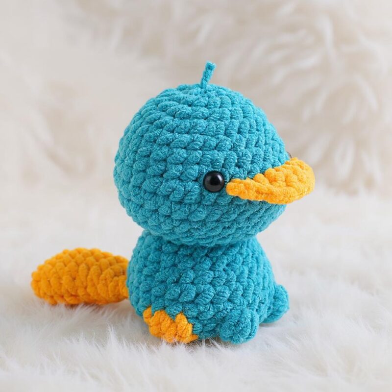 Platypus Amigurumi Crochet Pattern - No-Sew - DIY Stuffed Animal Toy - Instant Download PDF