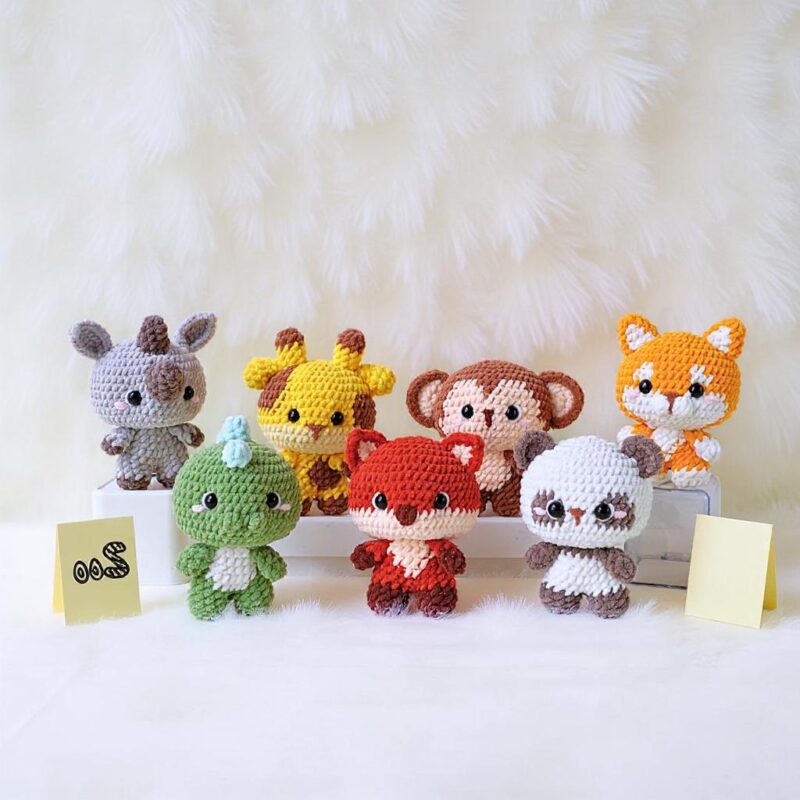Playful Baby Pack Amigurumi Crochet Patterns - Adorable DIY Baby Shower Gift Set - Instant Download PDF
