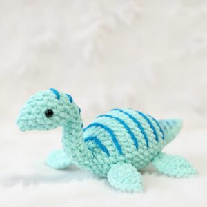 Plesiosaurus Amigurumi Crochet Pattern - No-Sew - DIY Stuffed Animal Toy - Instant Download PDF