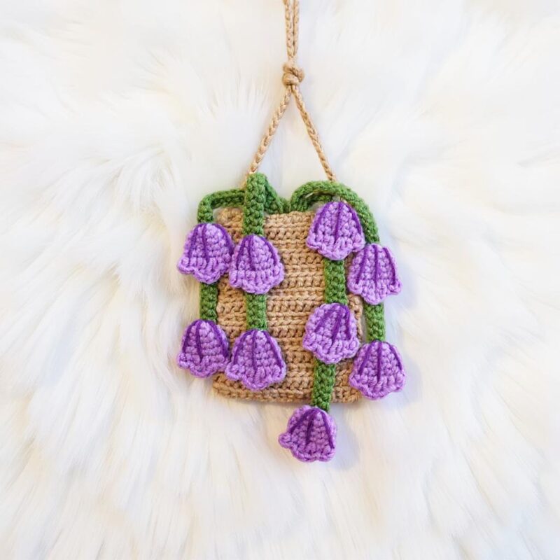 Hanging Tulip Pot Amigurumi Crochet Pattern - Charming DIY Flower Decor - Instant Download PDF - Image 3