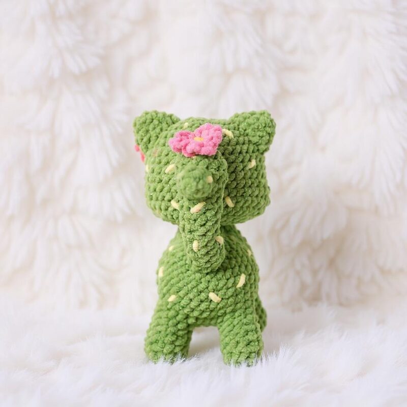 Cactus Cat Amigurumi Crochet Pattern - Adorable DIY Stuffed Animal Toy - Instant Download PDF - Image 5