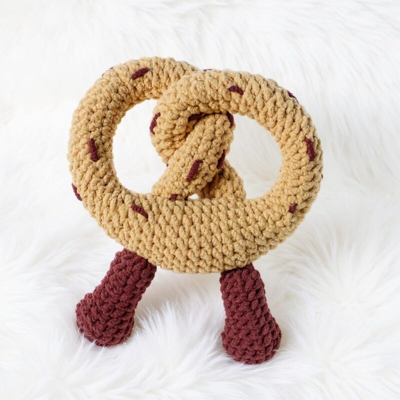 Pretzel Amigurumi Crochet Pattern - Yummy DIY Play Food - Instant Download PDF - Image 5