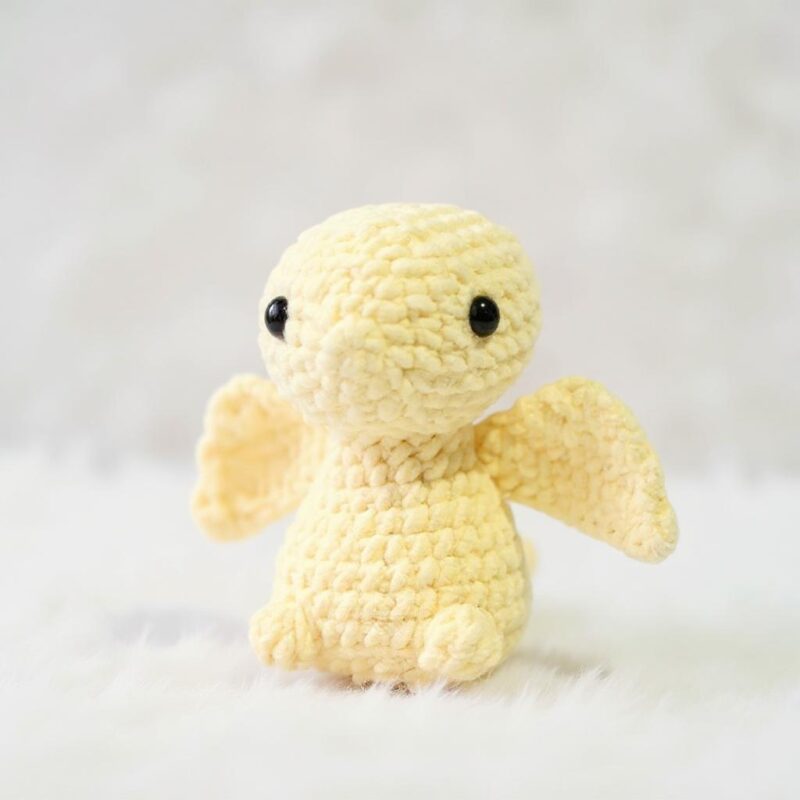 Pterosaur Dinosaur Amigurumi Crochet Pattern - No-Sew - DIY Stuffed Animal Toy - Instant Download PDF