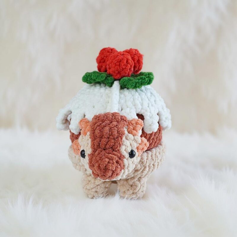 Ankyloburger Dinosaur Amigurumi Crochet Pattern - Adorable DIY Stuffed Animal Toy - Instant Download PDF - Image 2