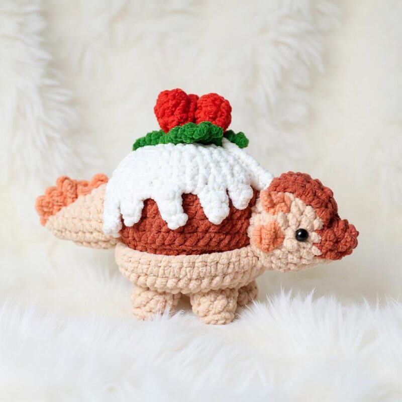 Ankyloburger Dinosaur Amigurumi Crochet Pattern - Adorable DIY Stuffed Animal Toy - Instant Download PDF - Image 3