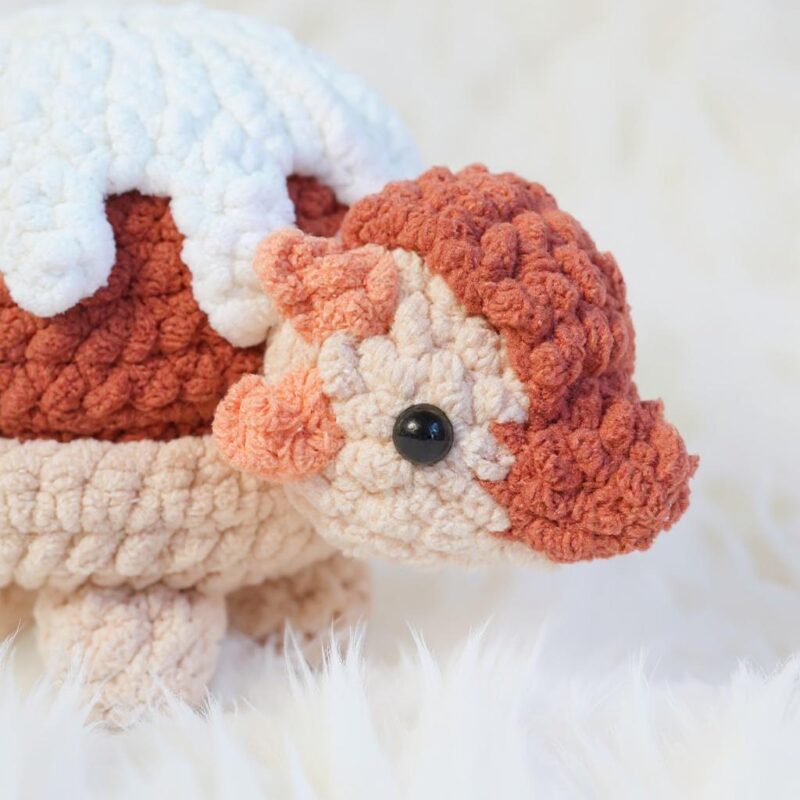 Ankyloburger Dinosaur Amigurumi Crochet Pattern - Adorable DIY Stuffed Animal Toy - Instant Download PDF - Image 7