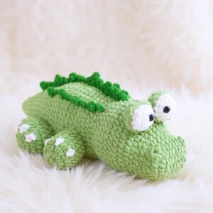 Pudgy Croc Amigurumi Crochet Pattern - Adorable DIY Stuffed Animal Toy - Instant Download PDF