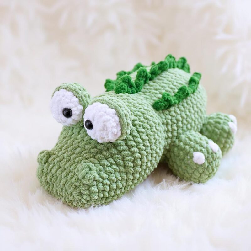 Pudgy Croc Amigurumi Crochet Pattern - Adorable DIY Stuffed Animal Toy - Instant Download PDF - Image 2