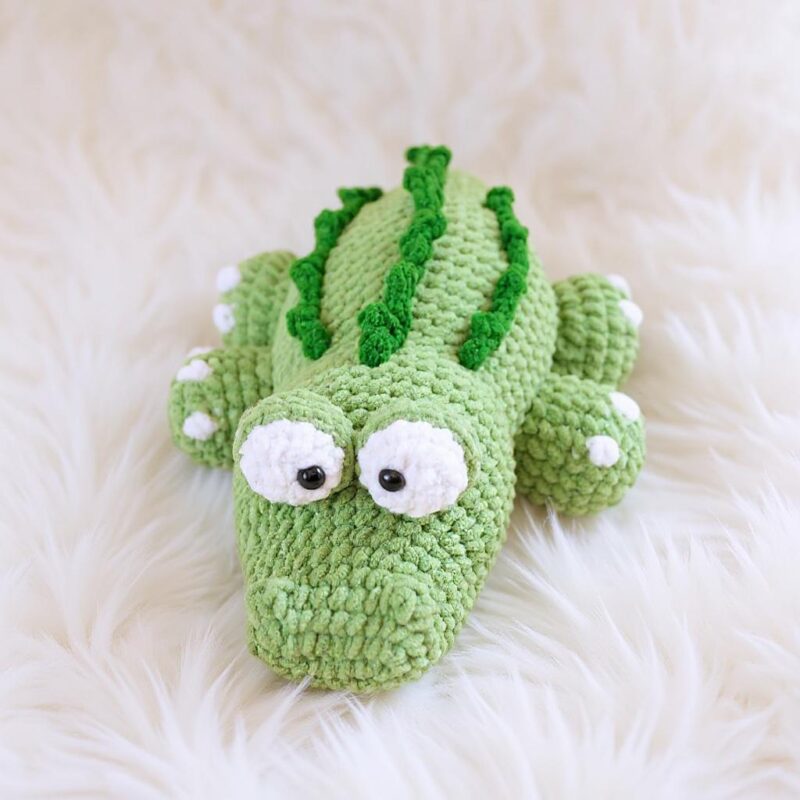 Pudgy Croc Amigurumi Crochet Pattern - Adorable DIY Stuffed Animal Toy - Instant Download PDF - Image 3