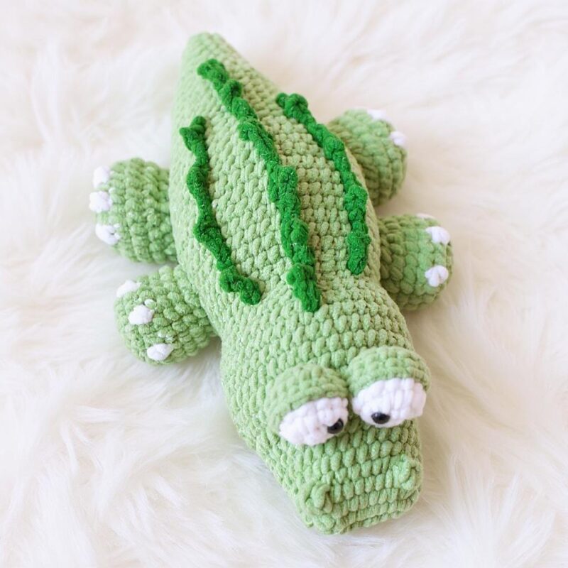 Pudgy Croc Amigurumi Crochet Pattern - Adorable DIY Stuffed Animal Toy - Instant Download PDF - Image 5