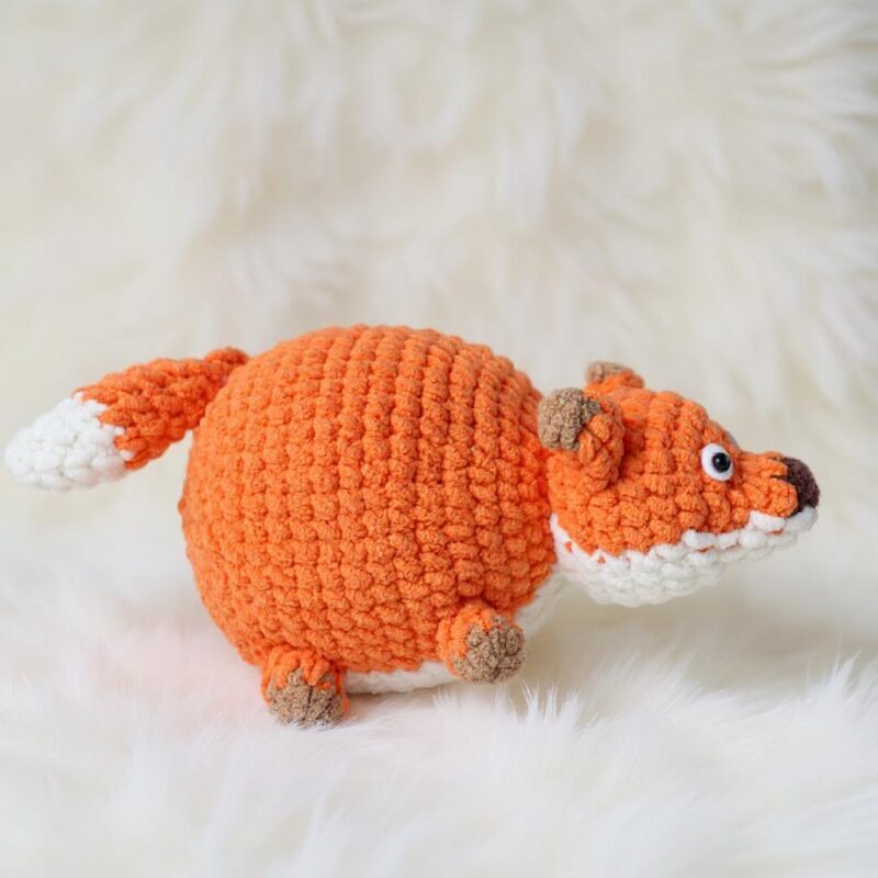 Pudgy Fox Amigurumi Crochet Pattern - Adorable DIY Stuffed Animal Toy - Instant Download PDF - Image 3