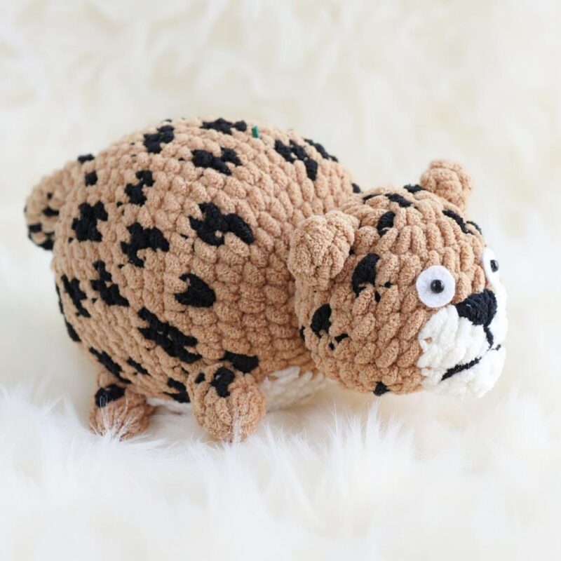Pudgy Leopard Amigurumi Crochet Pattern - Adorable DIY Stuffed Animal Toy - Instant Download PDF - Image 2