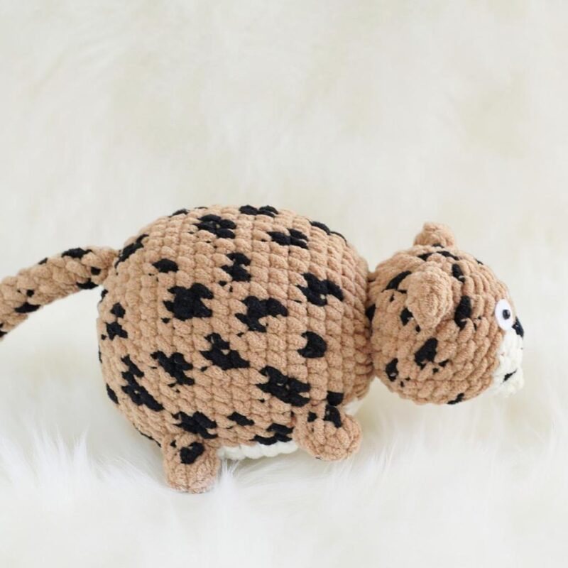 Pudgy Leopard Amigurumi Crochet Pattern - Adorable DIY Stuffed Animal Toy - Instant Download PDF - Image 4