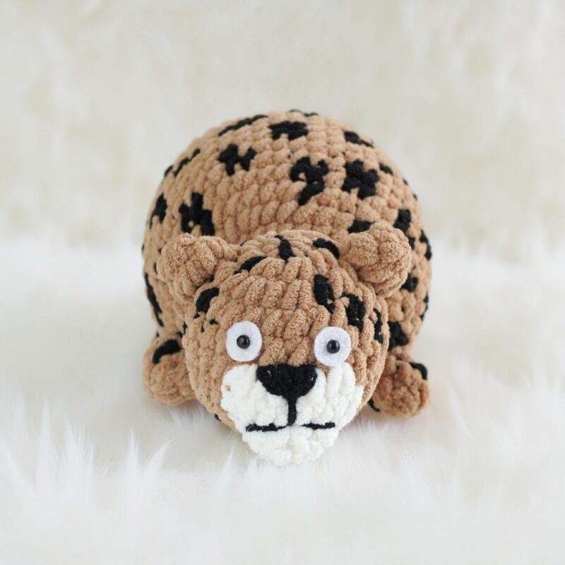 Pudgy Leopard Amigurumi Crochet Pattern - Adorable DIY Stuffed Animal Toy - Instant Download PDF - Image 5