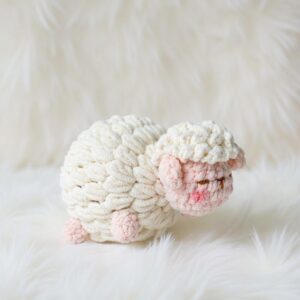 Pudgy Sheep Amigurumi Crochet Pattern - Adorable DIY Stuffed Animal Toy - Instant Download PDF