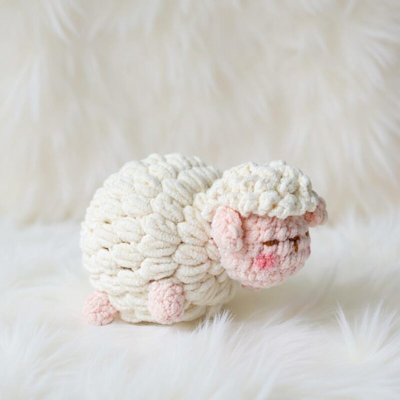 Pudgy Sheep Amigurumi Crochet Pattern - Adorable DIY Stuffed Animal Toy - Instant Download PDF