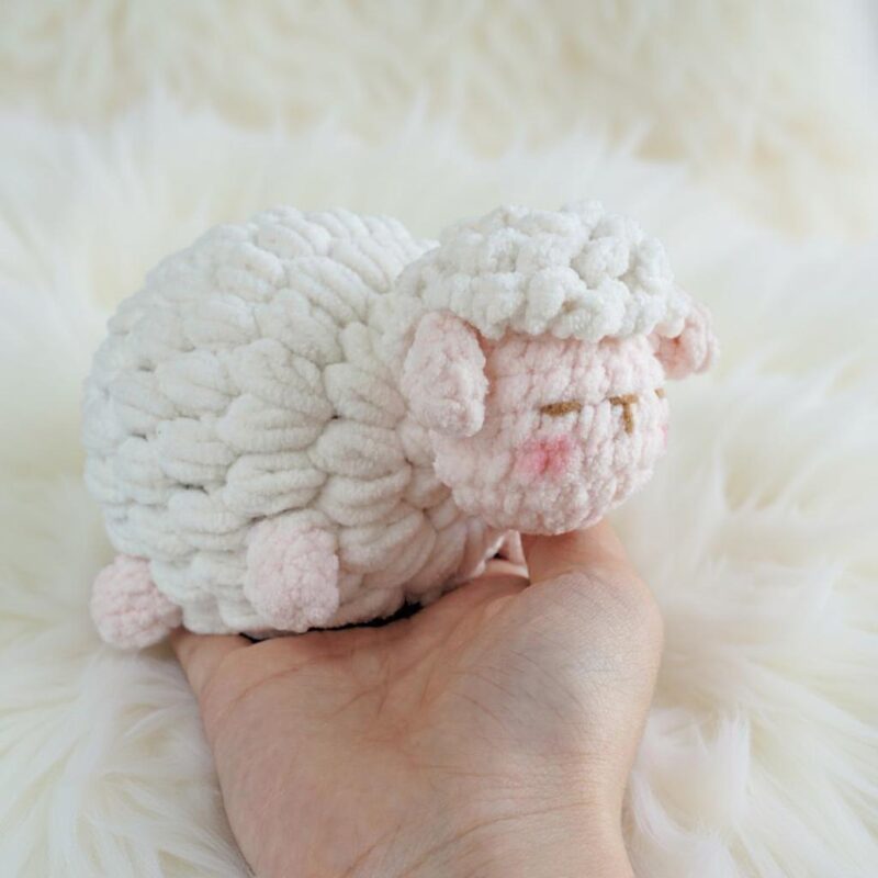 Pudgy Sheep Amigurumi Crochet Pattern - Adorable DIY Stuffed Animal Toy - Instant Download PDF - Image 2