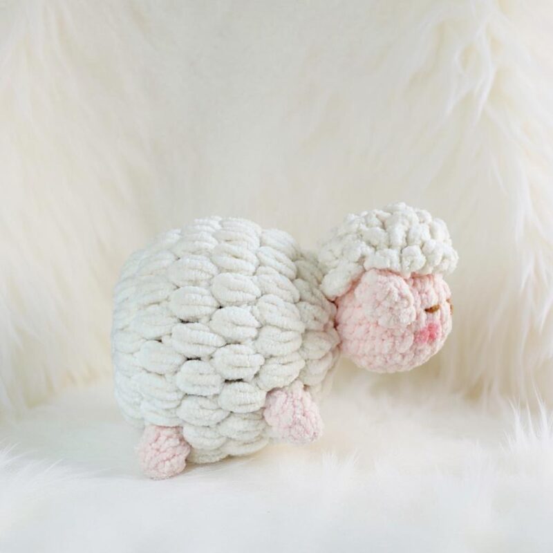 Pudgy Sheep Amigurumi Crochet Pattern - Adorable DIY Stuffed Animal Toy - Instant Download PDF - Image 4
