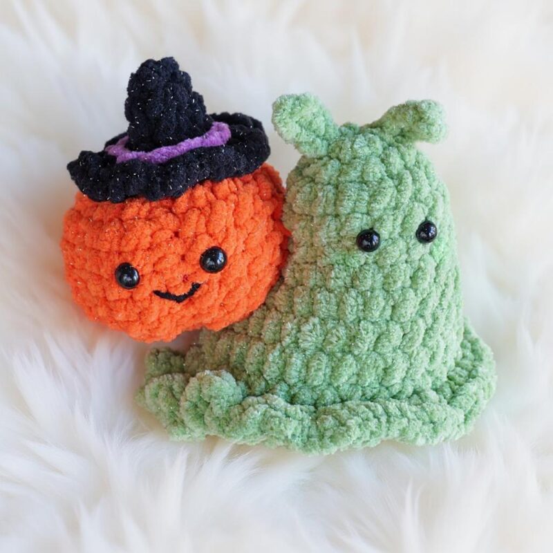 Pumpkin Snail Amigurumi Crochet Pattern - Adorable DIY Stuffed Animal Toy - Instant Download PDF - Image 2
