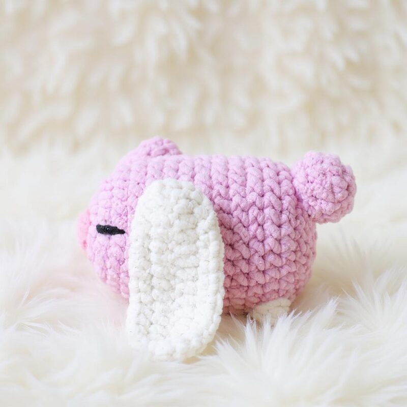 Purple Bunny Amigurumi Crochet Pattern - Adorable DIY Stuffed Animal Toy - Instant Download PDF - Image 4