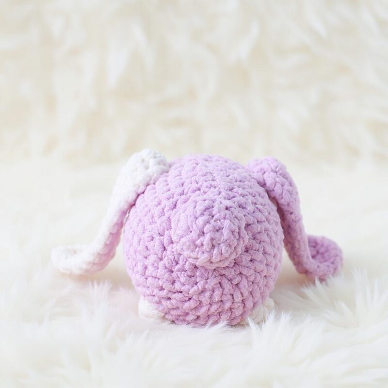 Purple Bunny Amigurumi Crochet Pattern - Adorable DIY Stuffed Animal Toy - Instant Download PDF - Image 5