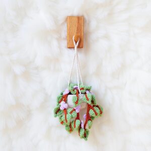 Hanging Flower Basket Amigurumi Crochet Pattern - Charming DIY Car Hanging Decor - Instant Download PDF