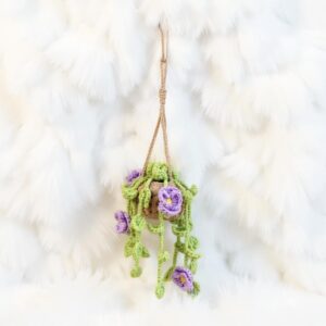 Poppy Flower Basket Amigurumi Crochet Pattern - Charming DIY Decorative Basket - Instant Download PDF