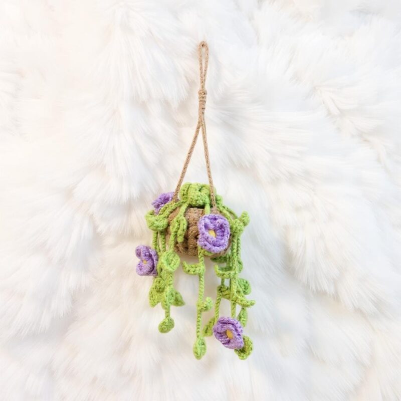 Poppy Flower Basket Amigurumi Crochet Pattern - Charming DIY Decorative Basket - Instant Download PDF - Image 2