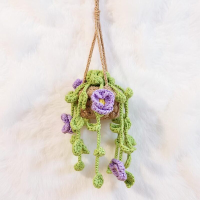 Poppy Flower Basket Amigurumi Crochet Pattern - Charming DIY Decorative Basket - Instant Download PDF - Image 3