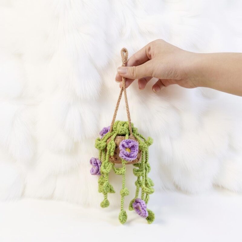 Poppy Flower Basket Amigurumi Crochet Pattern - Charming DIY Decorative Basket - Instant Download PDF - Image 4