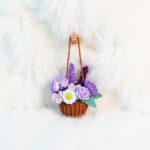 Hanging Car Basket Amigurumi Crochet Pattern - Adorable DIY Car Decor - Instant Download PDF