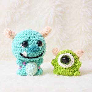 Quirky Monsters Amigurumi Crochet Pattern Bundle - Adorable DIY Stuffed Toys - Instant Download PDF