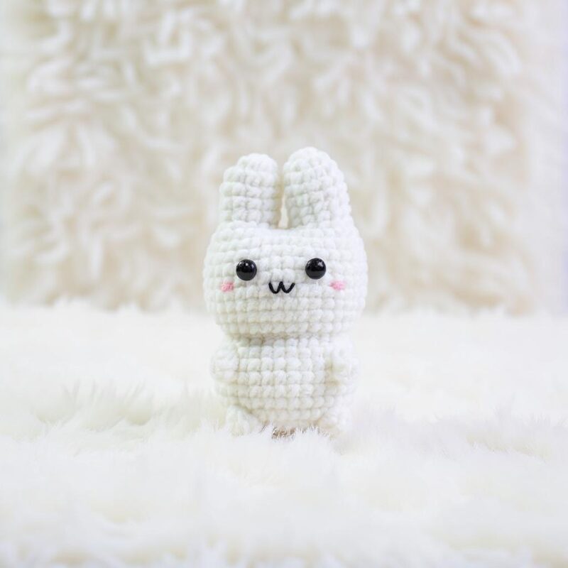 Rabbit Amigurumi Crochet Pattern - Easy Low-Sew - DIY Stuffed Animal Toy - Instant Download PDF