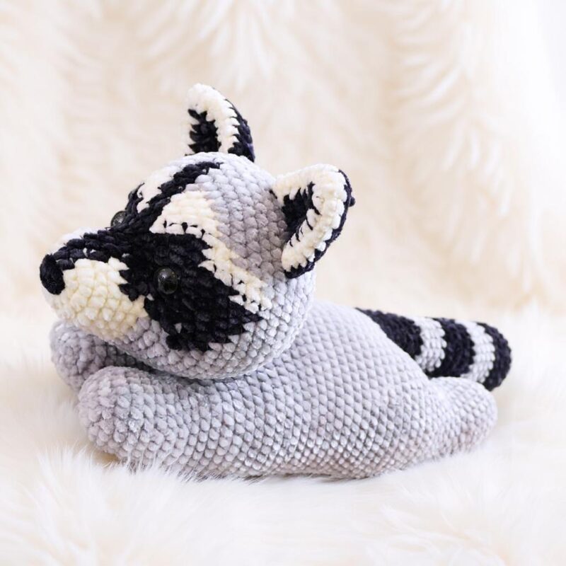 Raccoon Amigurumi Crochet Pattern - Adorable DIY Stuffed Animal Toy - Instant Download PDF - Image 2