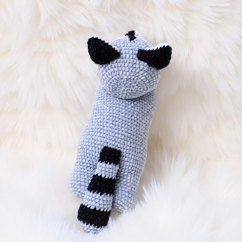 Raccoon Amigurumi Crochet Pattern - Adorable DIY Stuffed Animal Toy - Instant Download PDF - Image 5